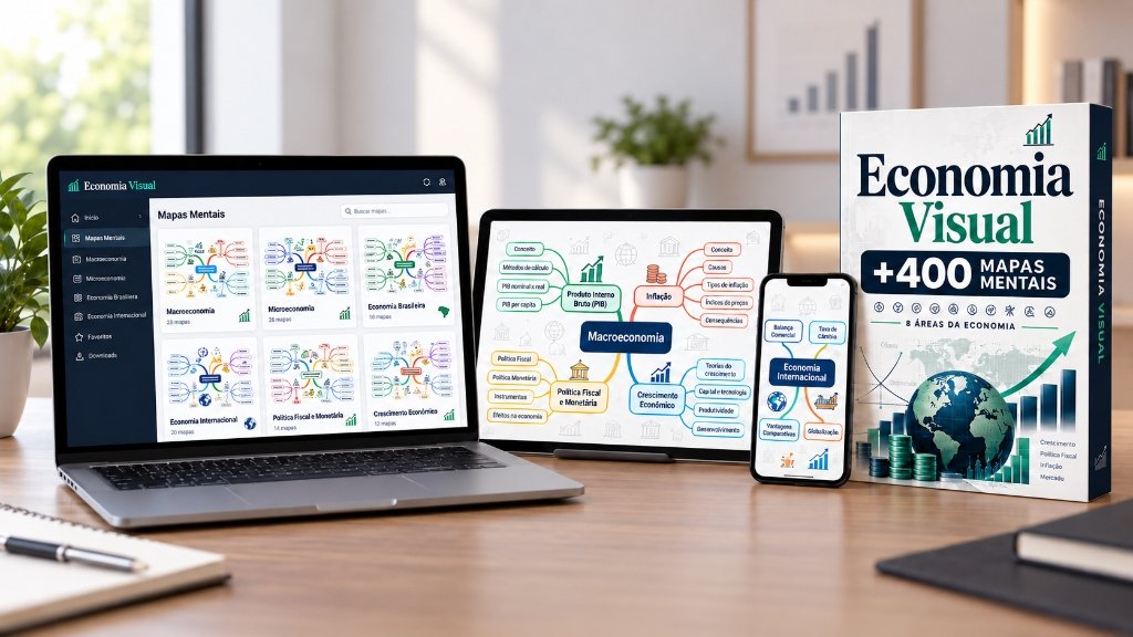 Kit Economia Visual - Acesso Digital e Impresso em Todos os Dispositivos