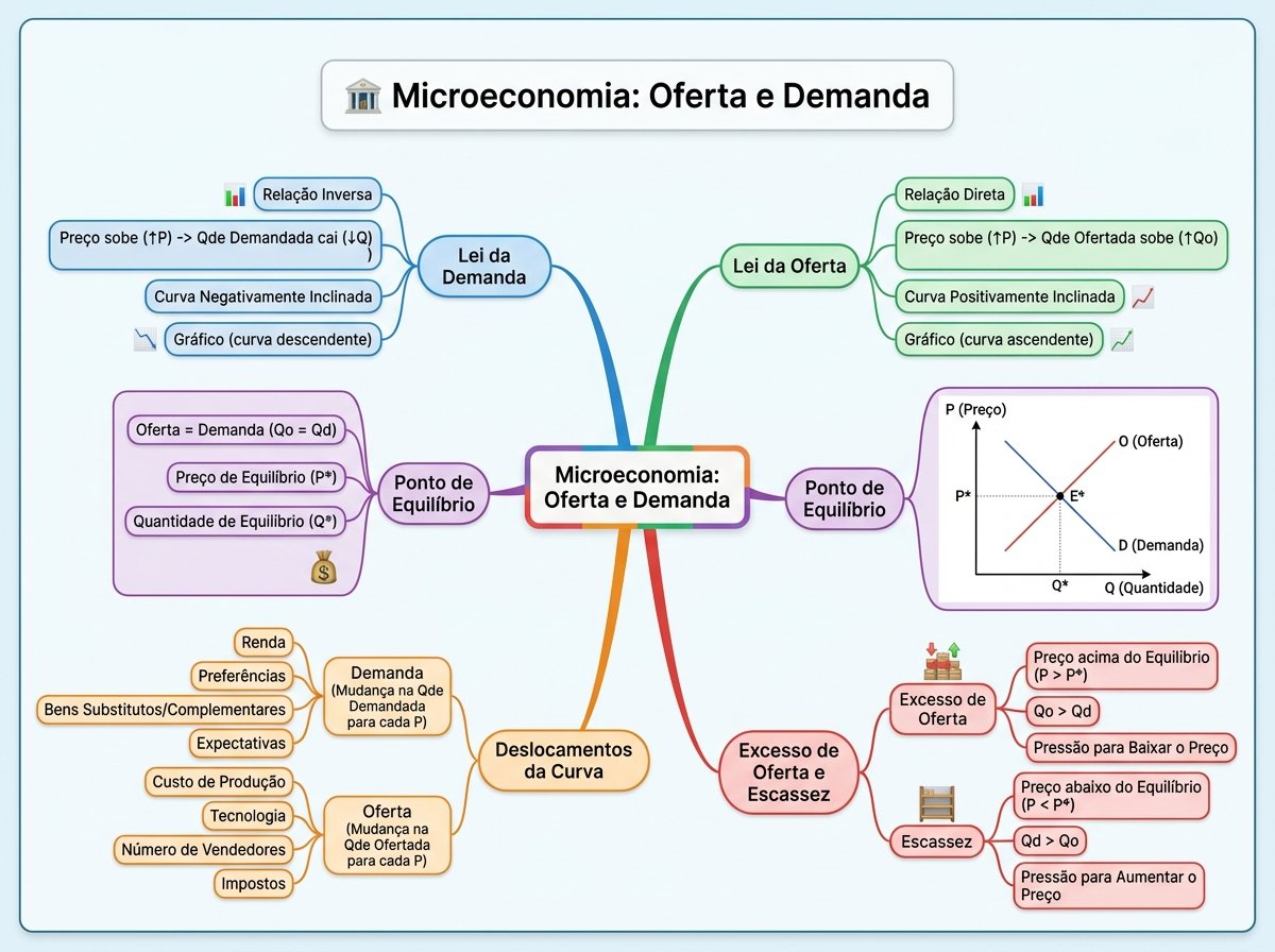 Mapa Mental Oferta e Demanda